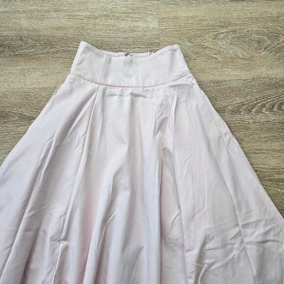 NWT HOUSE OF CB Rita Midi Skirt, Ballet Slipper Pink, High-Waisted 🌸Size XS🌸 - Picture 6 of 17
